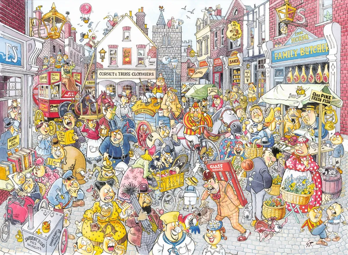 Wasgij Destiny 10 Chaos In De Winkelstraat Puzzel 950 Stuks