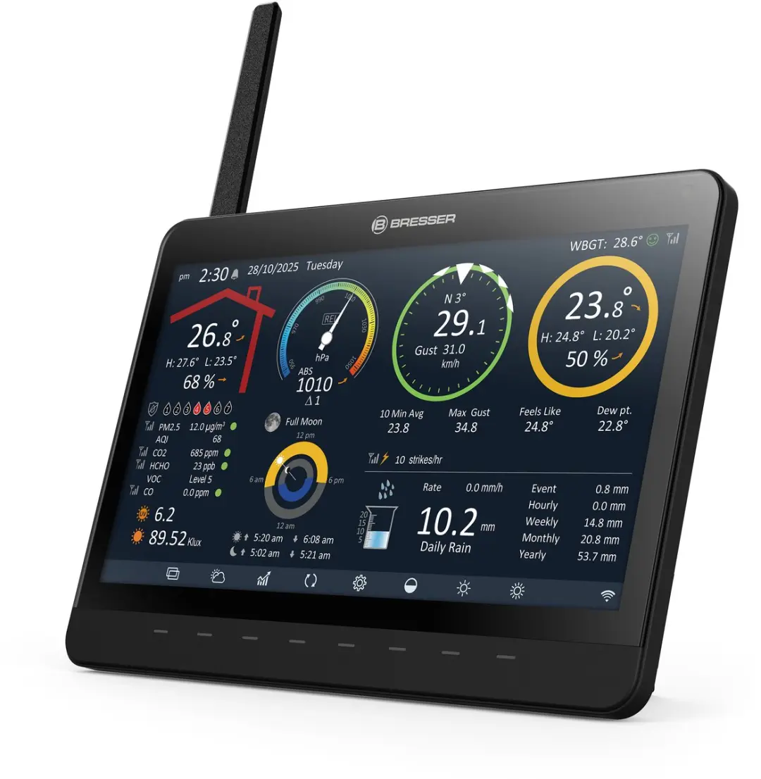 Bresser MeteoChamp Weerstation 9-in-1 - Zwart
