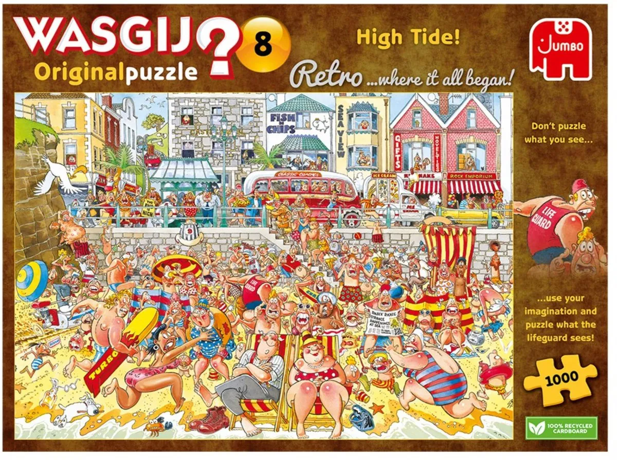 Wasgij Retro Original 8 Vloed! Puzzel - 1000 Stuks - afbeelding 6 van 6