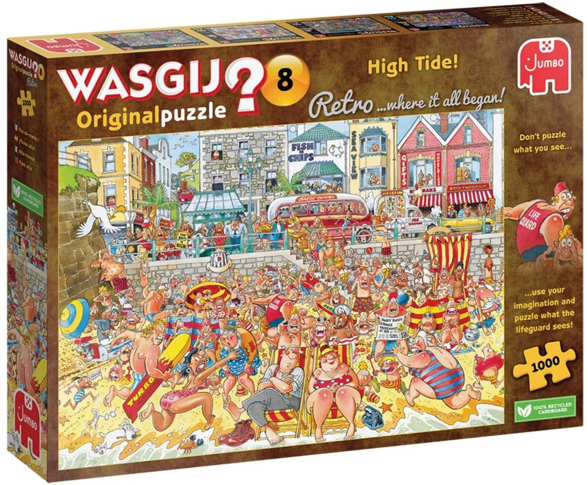 Wasgij Retro Original 8 Vloed! Puzzel - 1000 Stuks