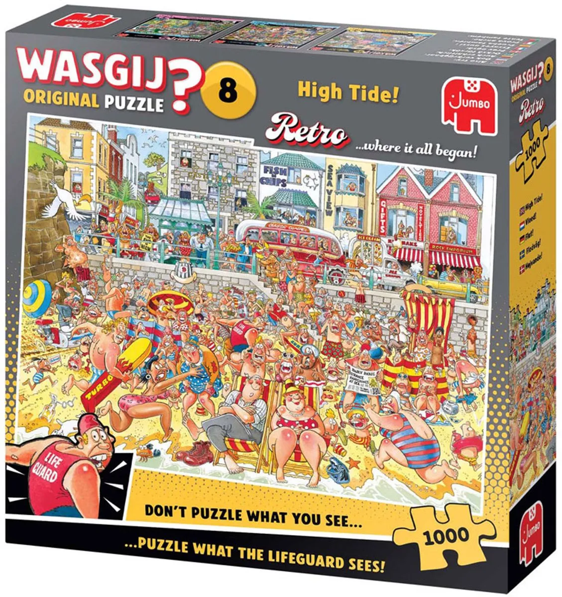 Wasgij Retro Original 8 Vloed! Puzzel - 1000 Stuks
