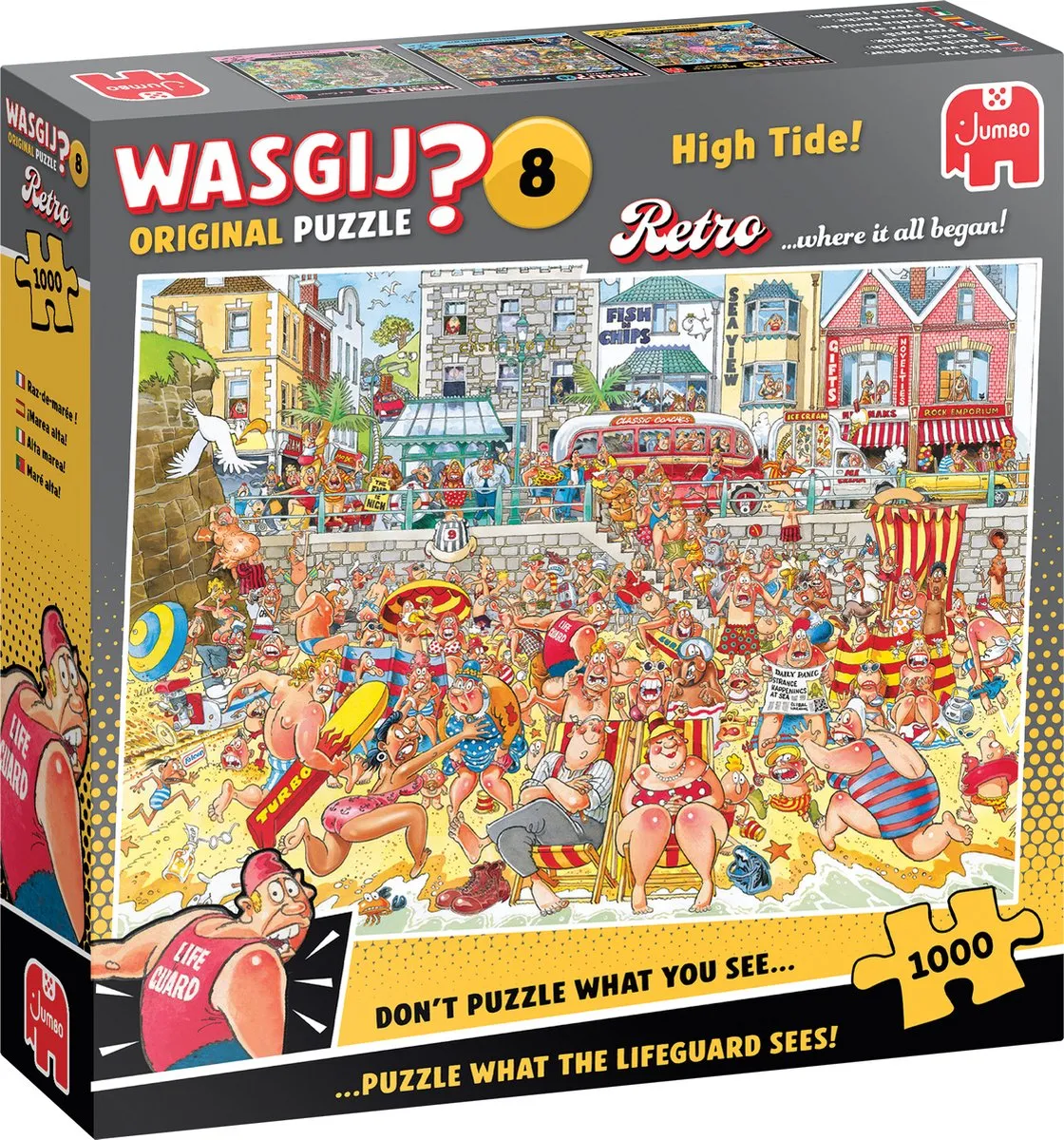 Wasgij Retro Original 8 Vloed! Puzzel - 1000 Stuks