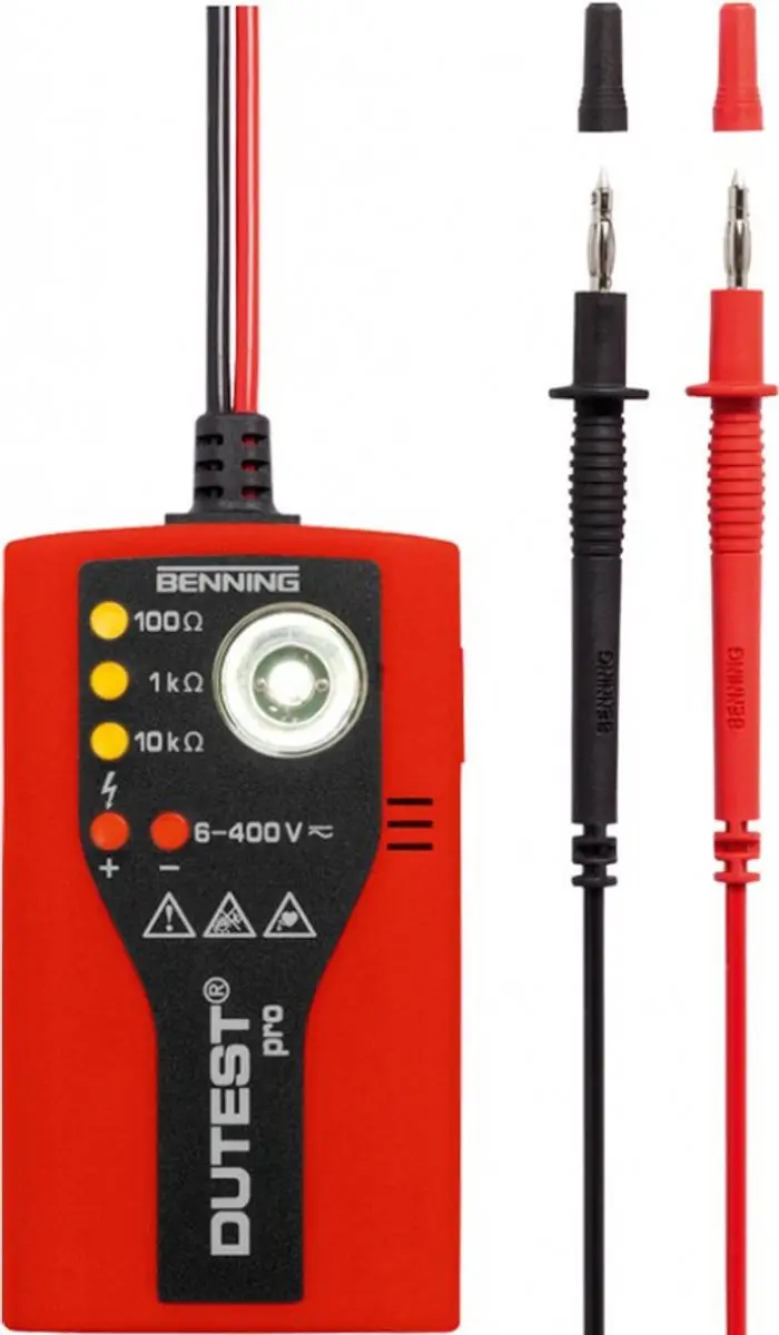 Benning DUTEST pro Doorgangstester CAT III 300V - LED & Akoestisch