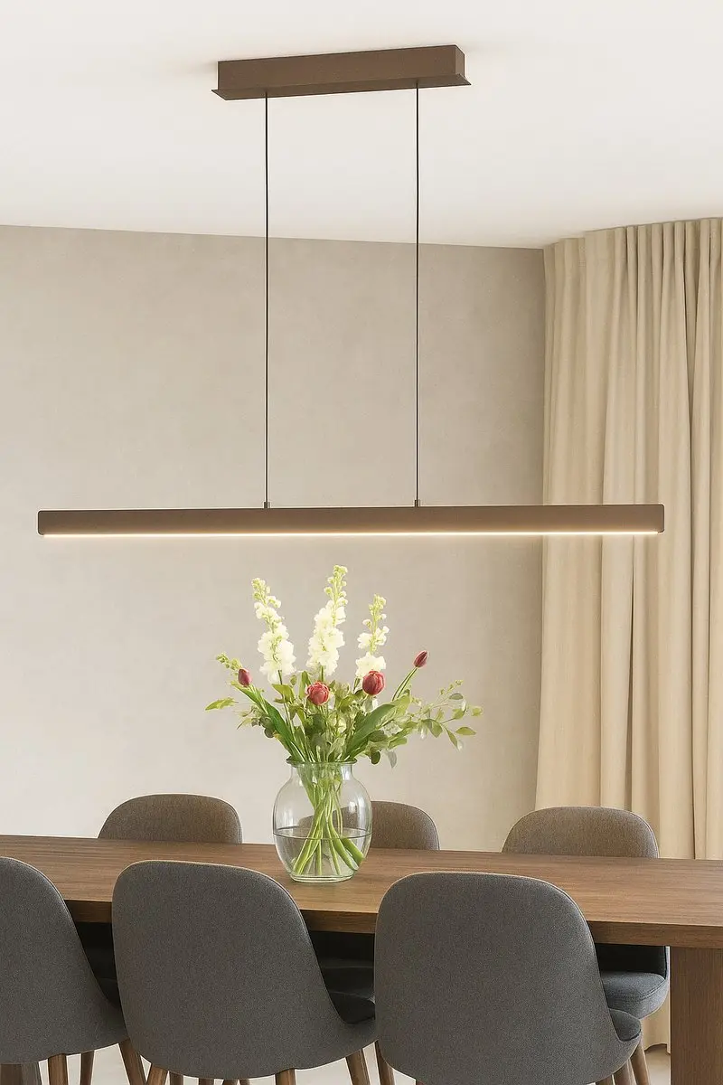 Eglo Seritico Hanglamp 150cm - Brons - Instelbaar wit licht