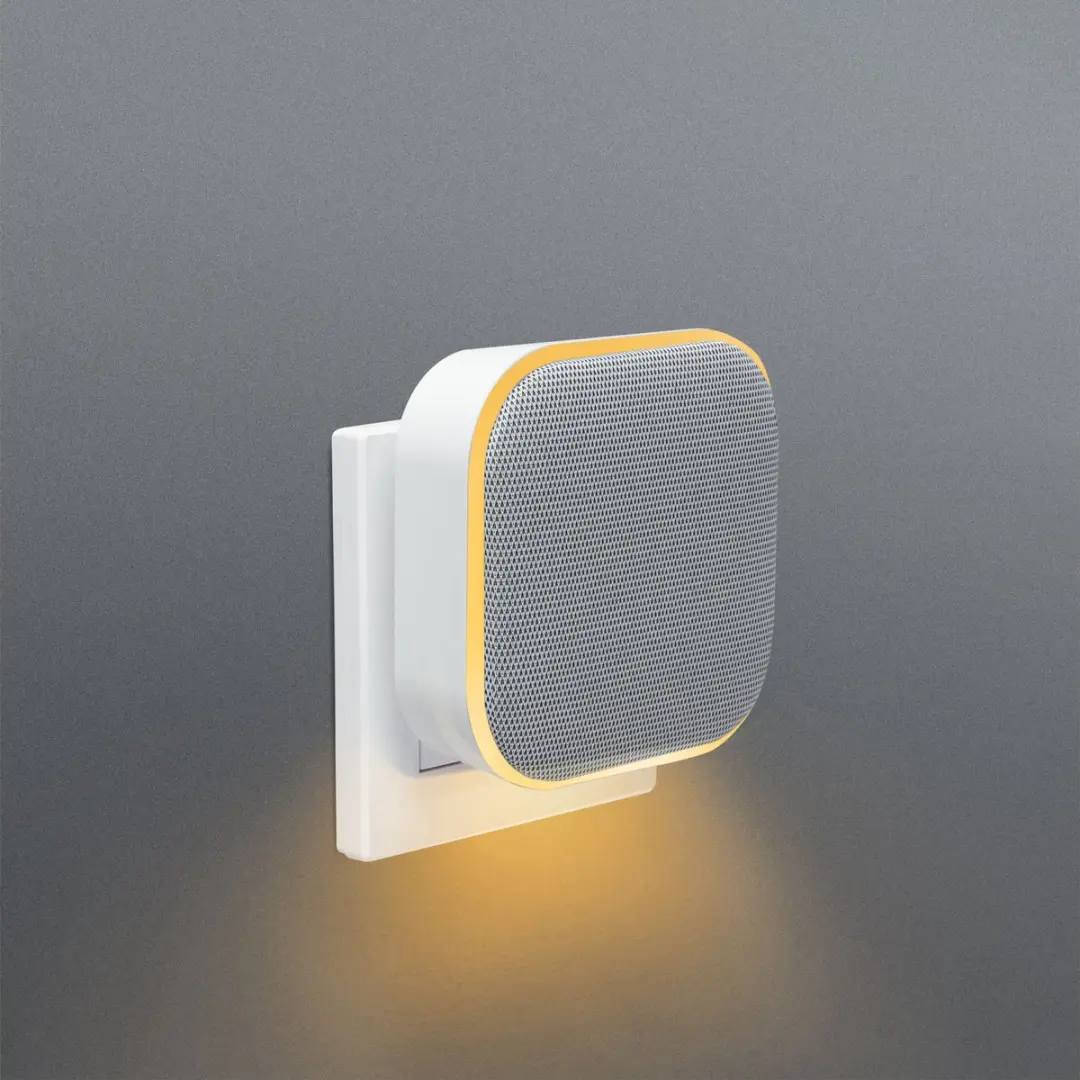Delight 55346WH-2 Draadloze Deurbel & Nachtlamp - 2 Buitenunits - Wit