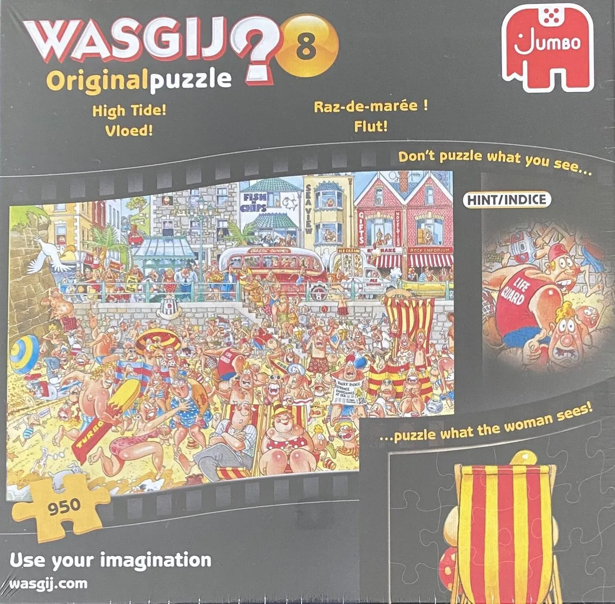 Wasgij Original 8 Vloed! Puzzel 950 Stuks - Multicolor