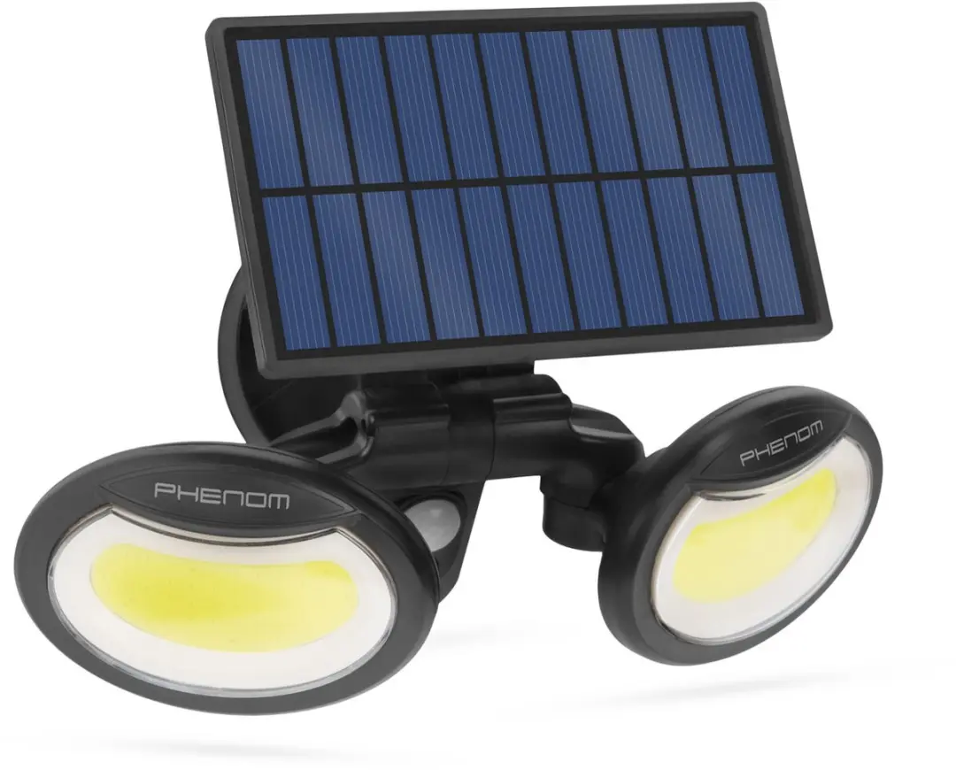 Delight Solar Wandspot COB LED 8W 500lm - IP65 - 360° - Meerkleurig