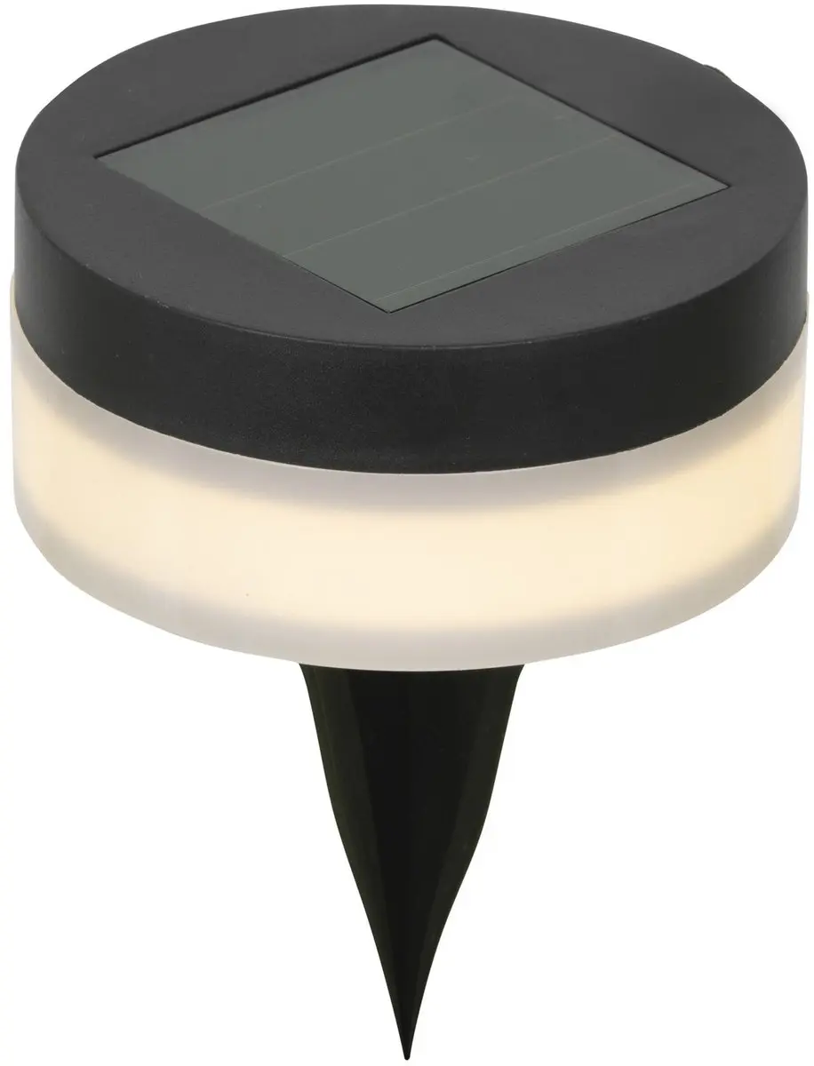Lumineo Solar Prikspots 8 Stuks - Zwart - Ø9cm