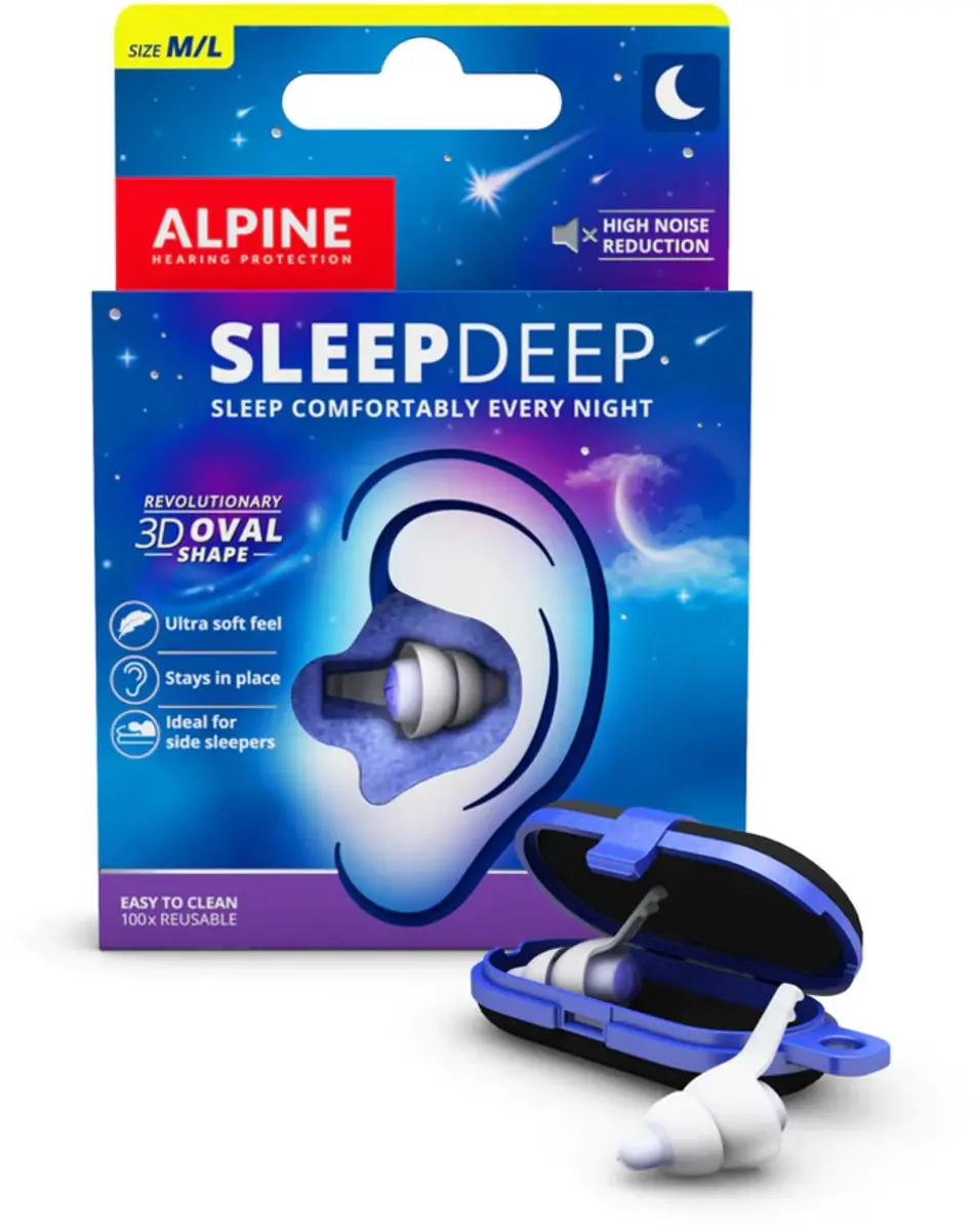 Alpine Oordopjes Sleepdeep M/L - 2 Stuks - afbeelding 5 van 5