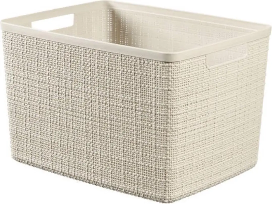 Curver Jute Mandje L - 20L - Gebroken wit - afbeelding 6 van 6