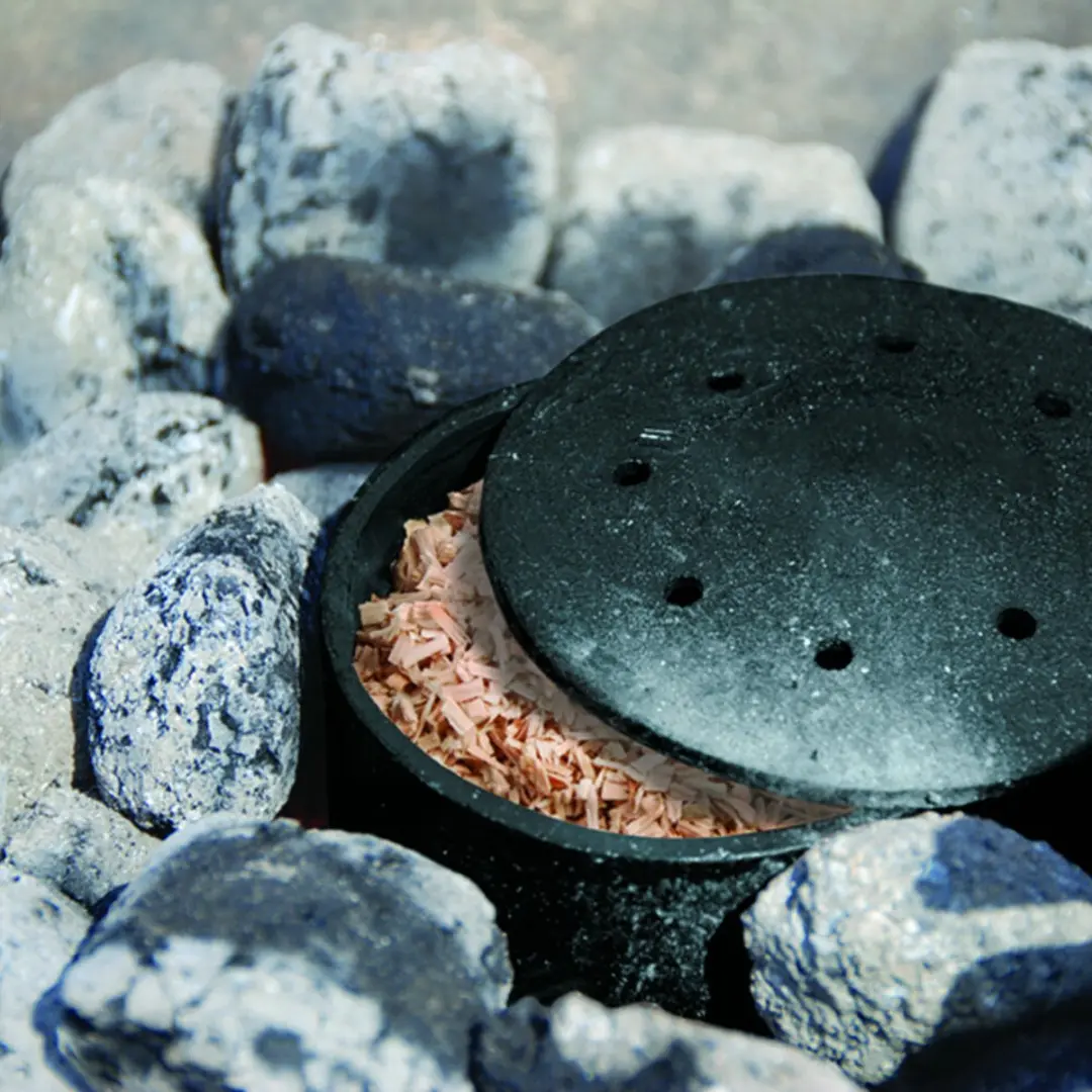 Esschert Design BBQ Rookbox Smoker - Gietijzer 9x15x8cm - Zwart