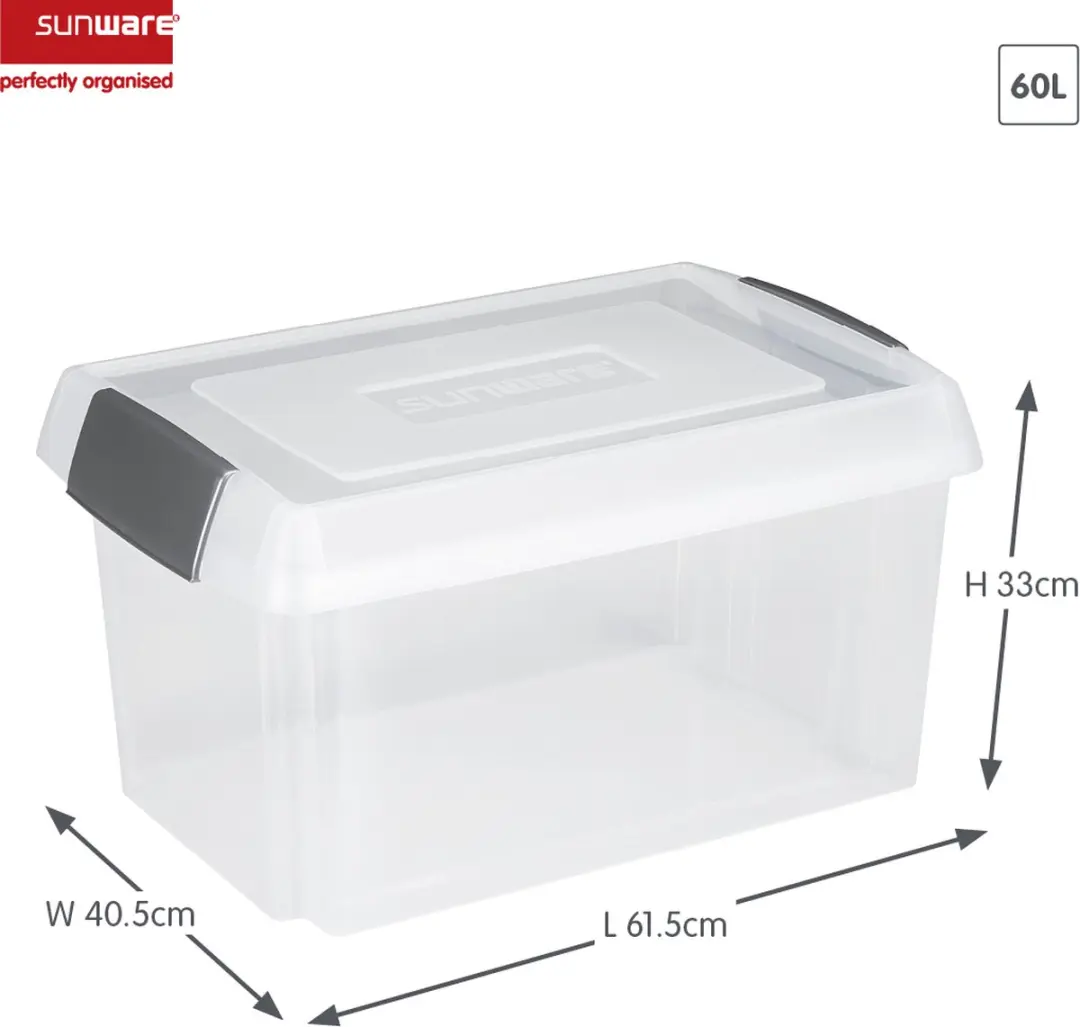 Sunware Nesta Opbergbox 60L - Grijs