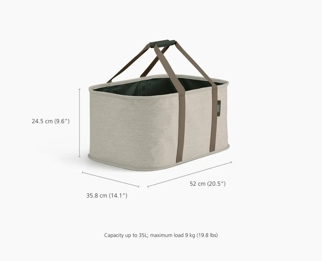 Joseph Joseph Hold-All 5000015 Opvouwbare Wasmand 35L - Ecru