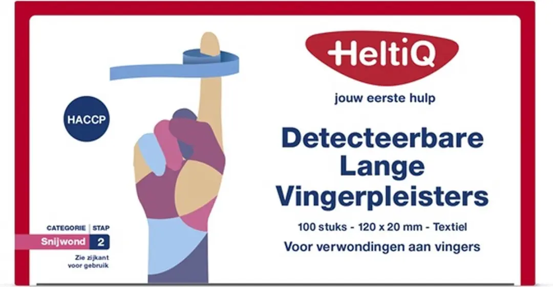 Heltiq Detecteerbare Pleisterstrips 180x20mm