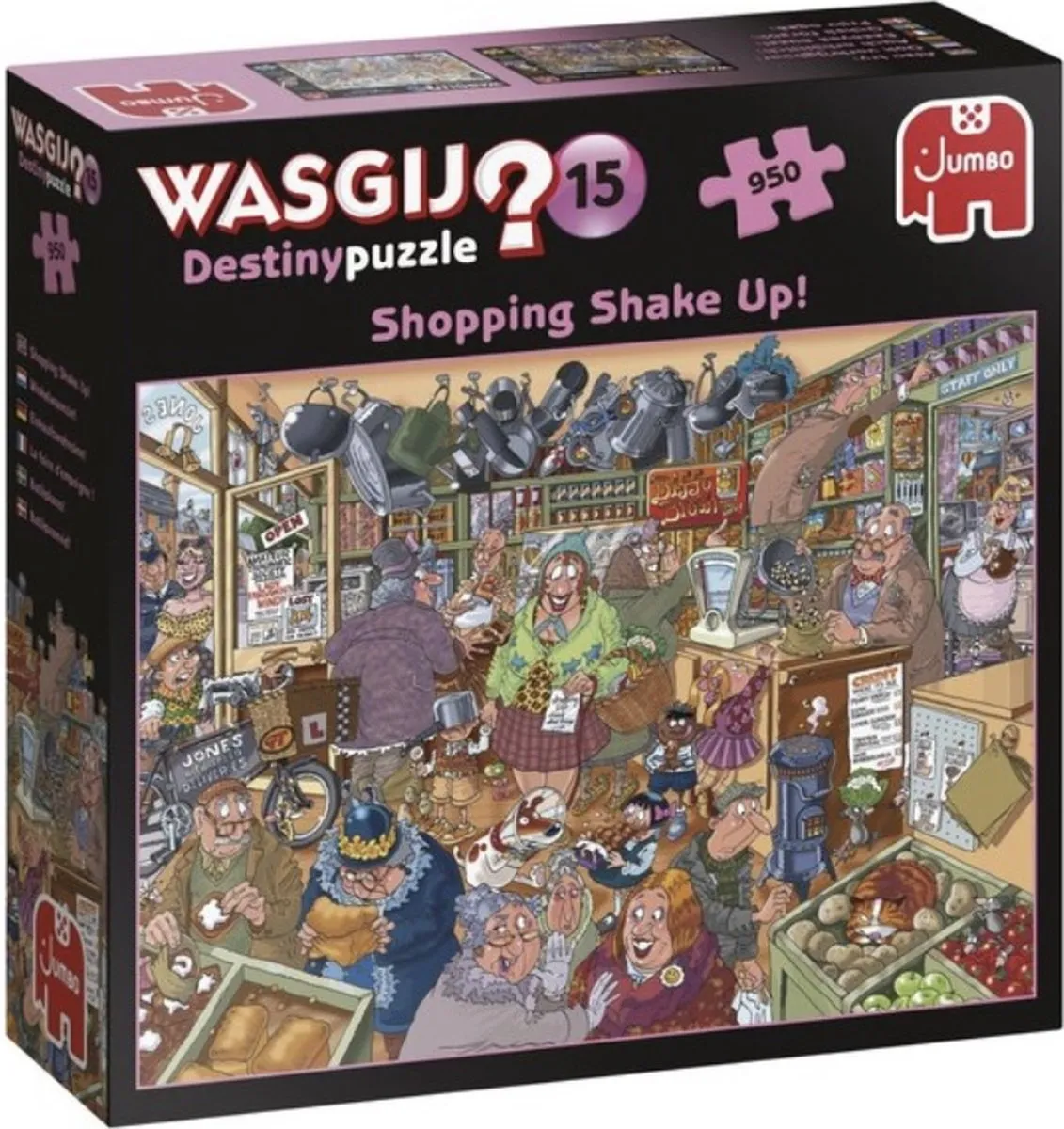 Wasgij Destiny 15 Shopping Shake Up! Puzzel - 950 stukjes