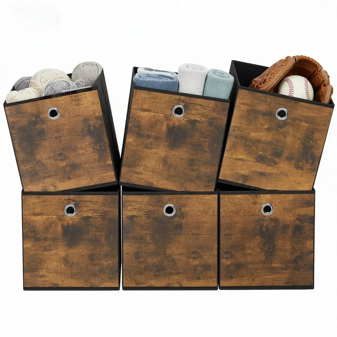 Songmics Opbergbox Set van 6 - 36 Liter - afbeelding 2 van 6