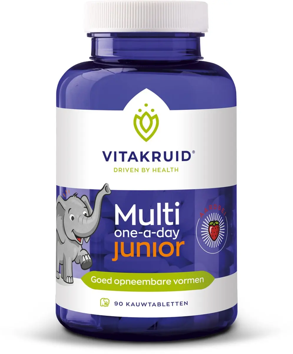 Vitakruid Multi Junior One-a-Day Kauwtabletten - 90 Stuks