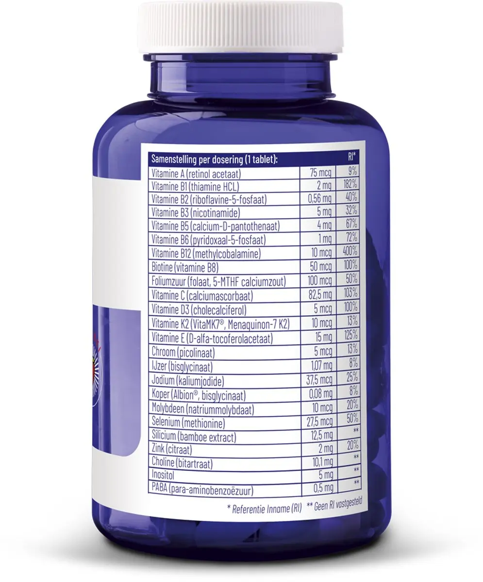 Vitakruid Multi Junior One-a-Day Kauwtabletten - 90 Stuks