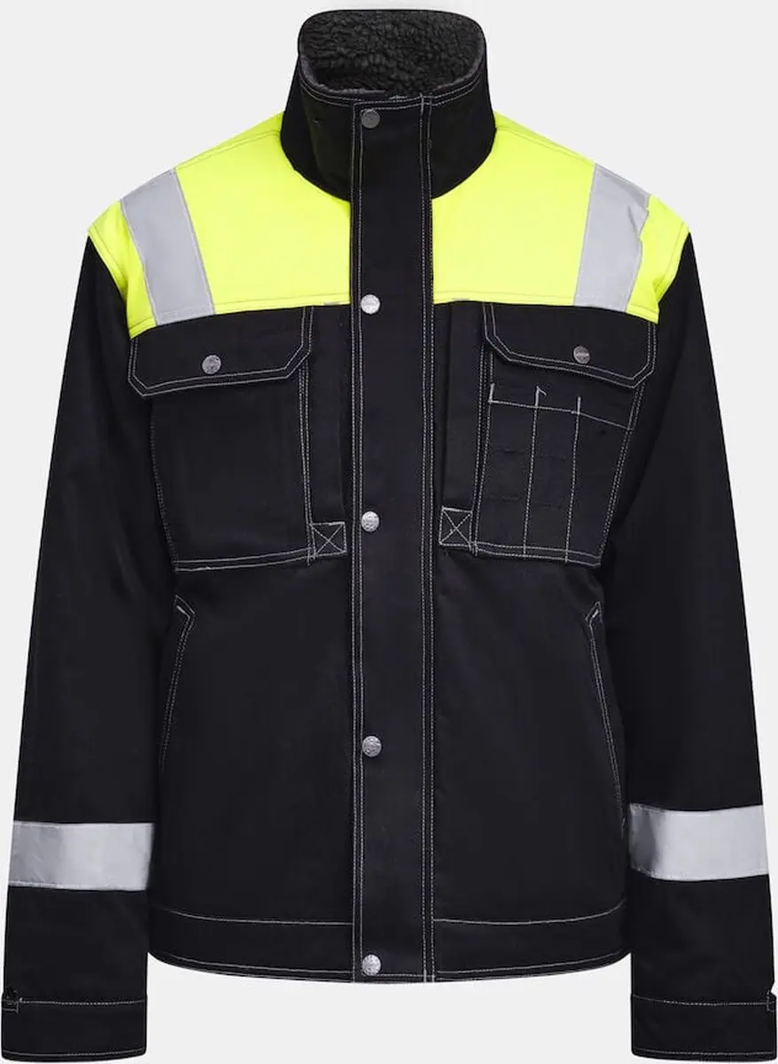 Jobman 1179 Werkbroek - L - Zwart/Geel