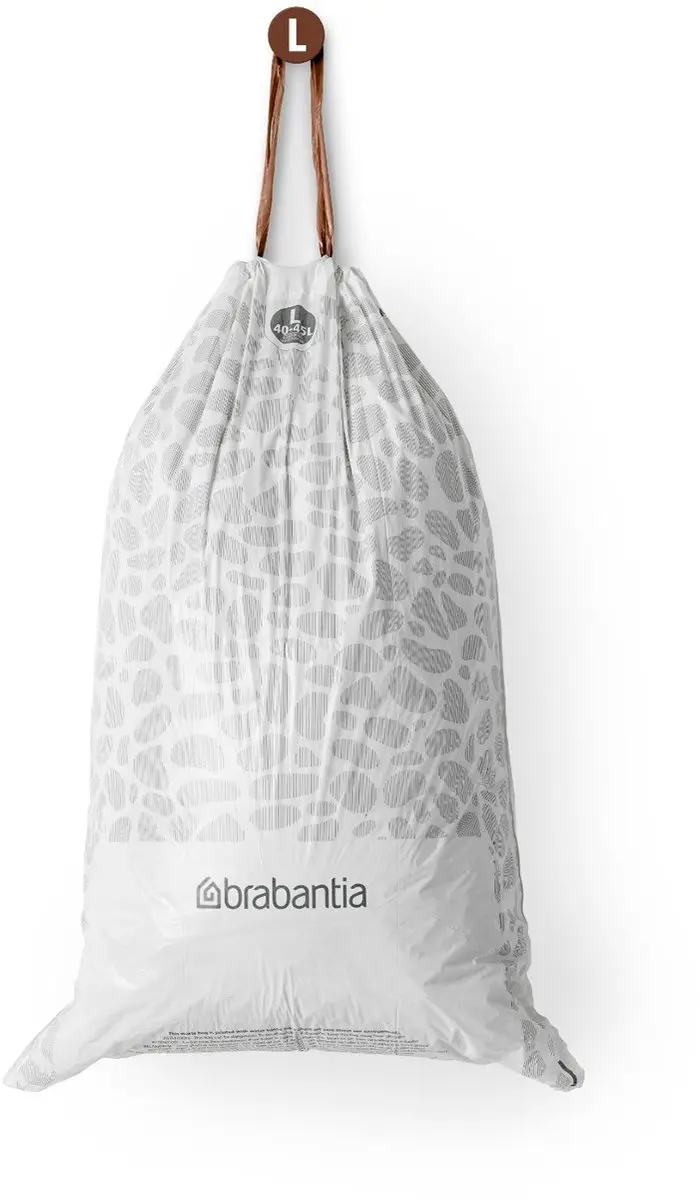 Brabantia Perfectfit Afvalzakken Code L 45L - 20 Stuks - Blauw