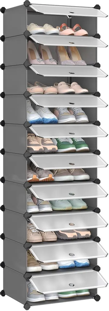 Songmics Modulair Schoenenrek 10 Lagen