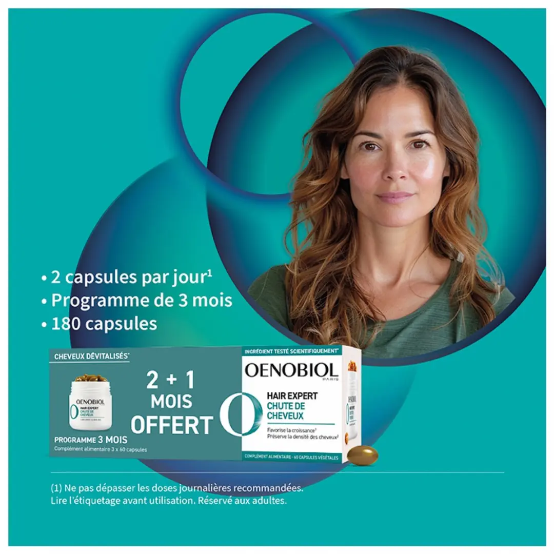 Oenobiol Hair Expert Haaruitval 3 Maanden - 77ml