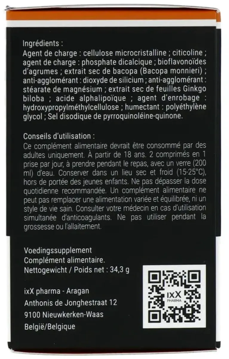 ixX Pharma Focus-ixX Support 30 Capsules