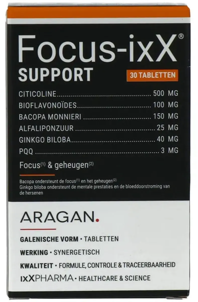 ixX Pharma Focus-ixX Support 30 Capsules