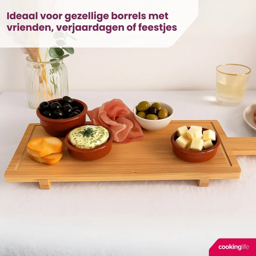 Cookinglife Bamboe Serveerplank 58x19cm