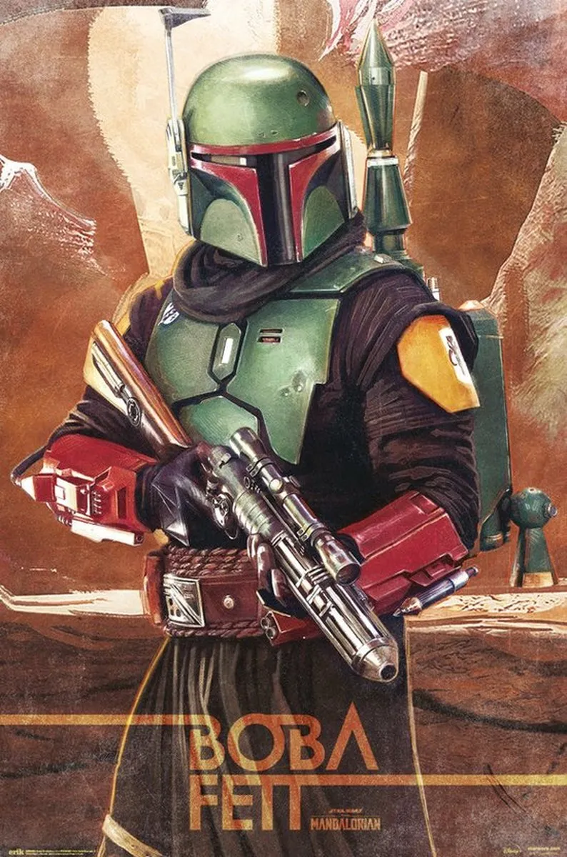 Star Wars Boba Fett Maxi Poster 61x96.5cm - Multicolor