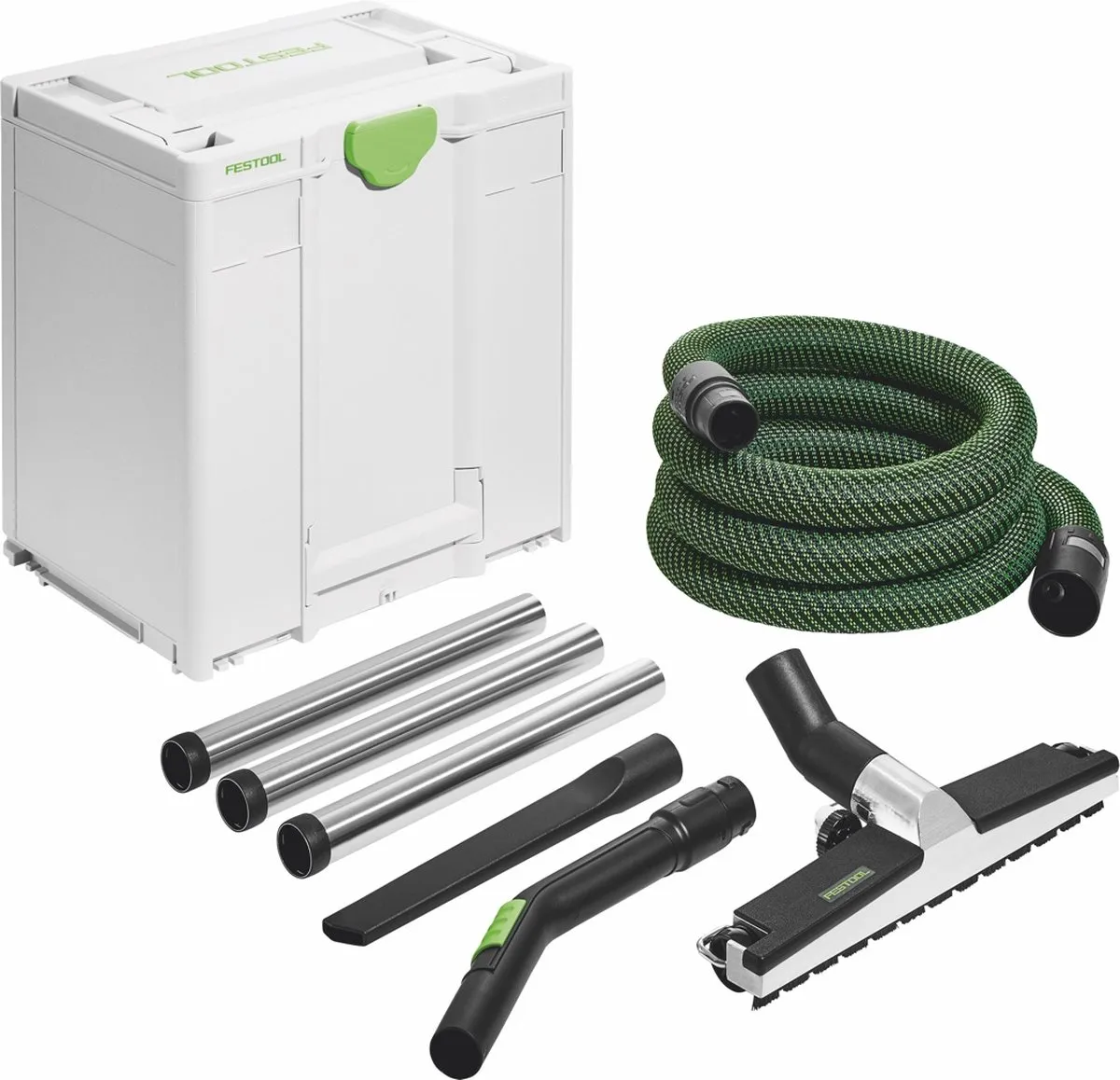 Festool RS-BD D 36-Plus Vloerreinigingsset - Groen/Wit/Zilver/Zwart