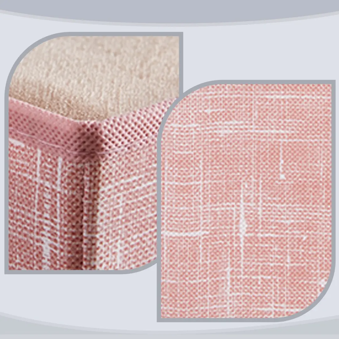 Songmics Opbergbox Set van 6 - Pastelroze - 27L