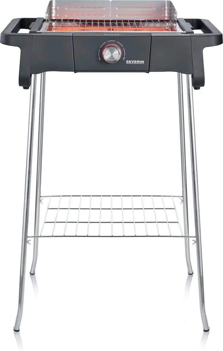 Severin PG 8124 STYLE Evo S Barbecue Grill - 2500W - 8 Burgers - Zwart