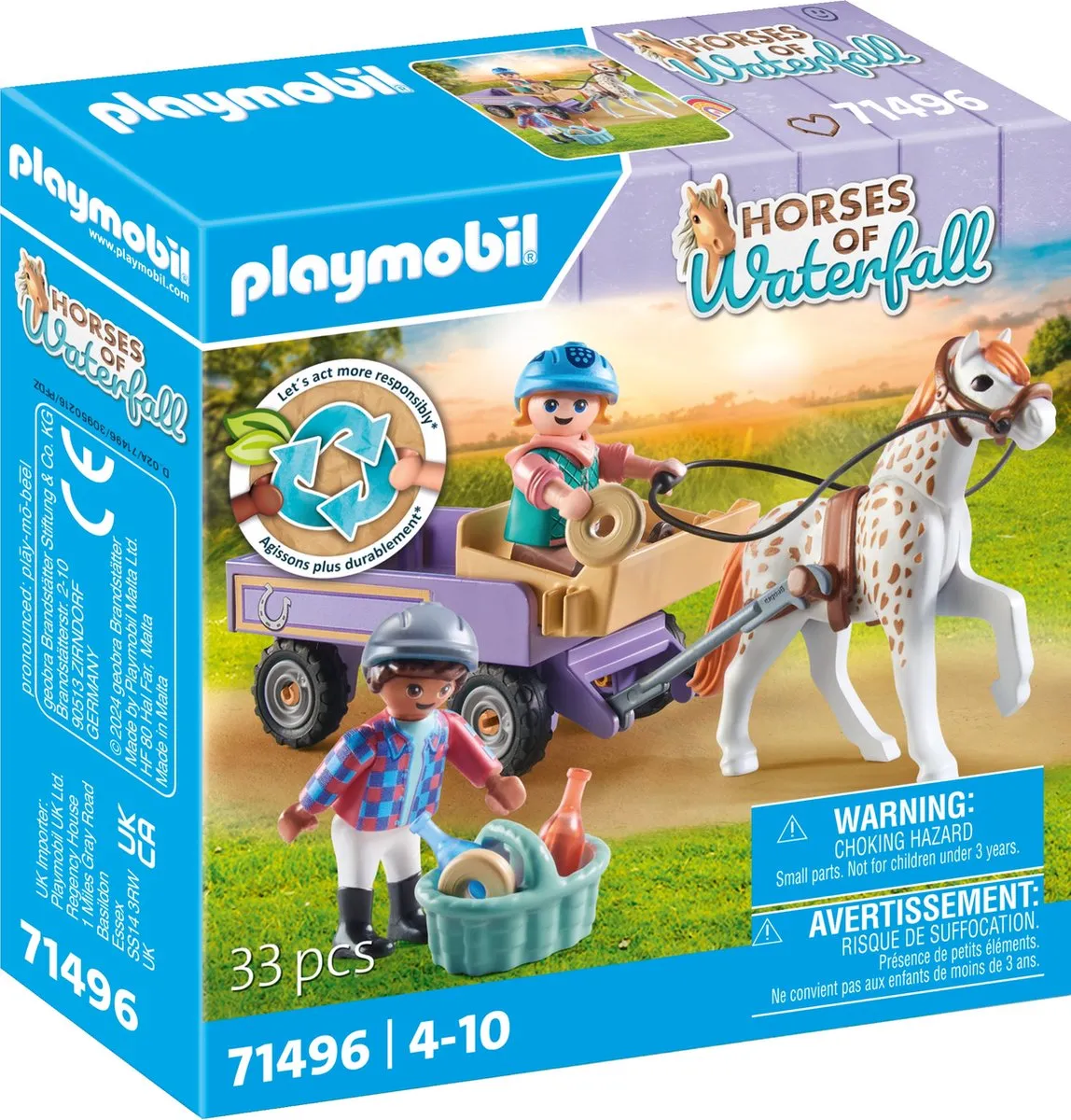 Playmobil Horses of Waterfall Ponykoets 71496 - Multicolor
