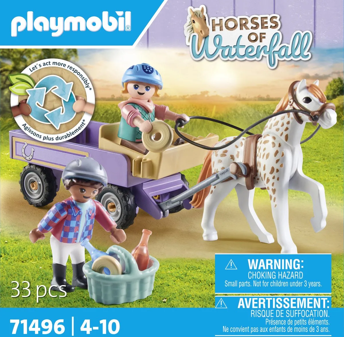 Playmobil Horses of Waterfall Ponykoets 71496 - Multicolor - afbeelding 6 van 6