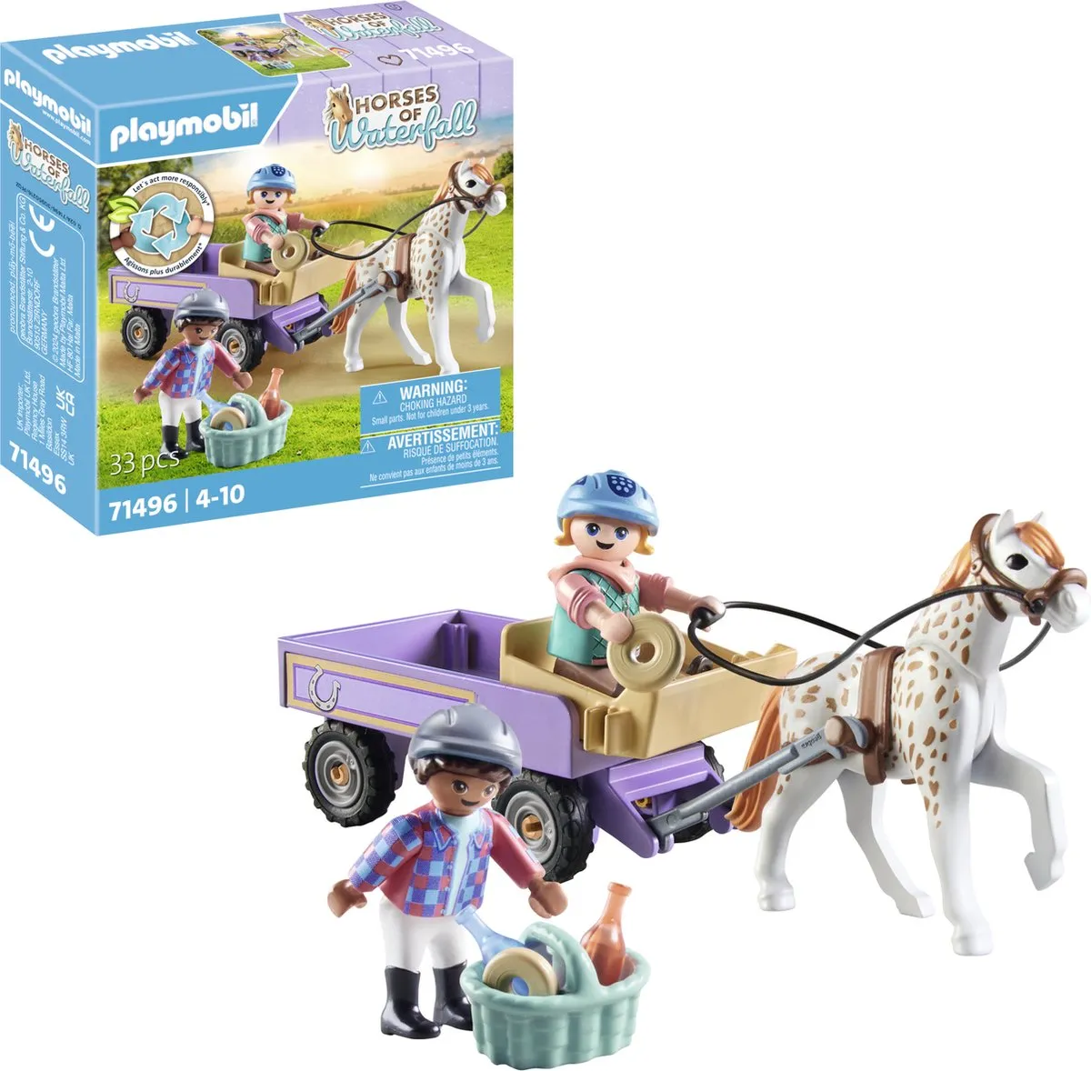 Playmobil Horses of Waterfall Ponykoets 71496 - Multicolor