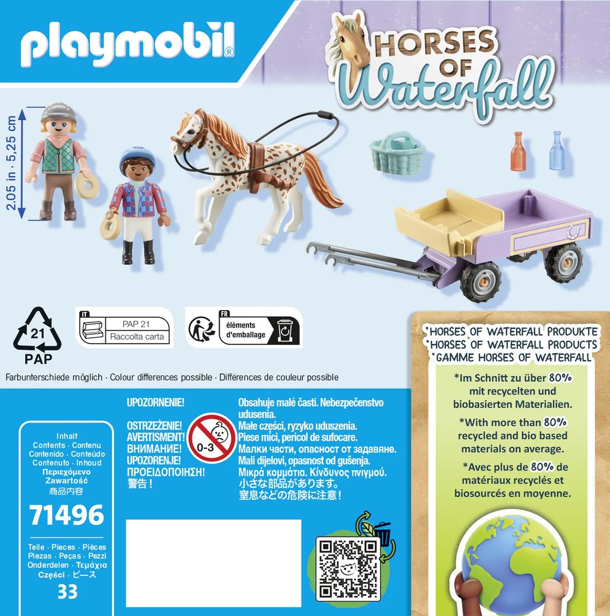 Playmobil Horses of Waterfall Ponykoets 71496 - Multicolor