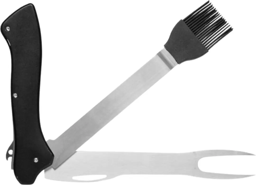 Sagaform BBQ Multitool 5-in-1 29cm - Zilver/Zwart