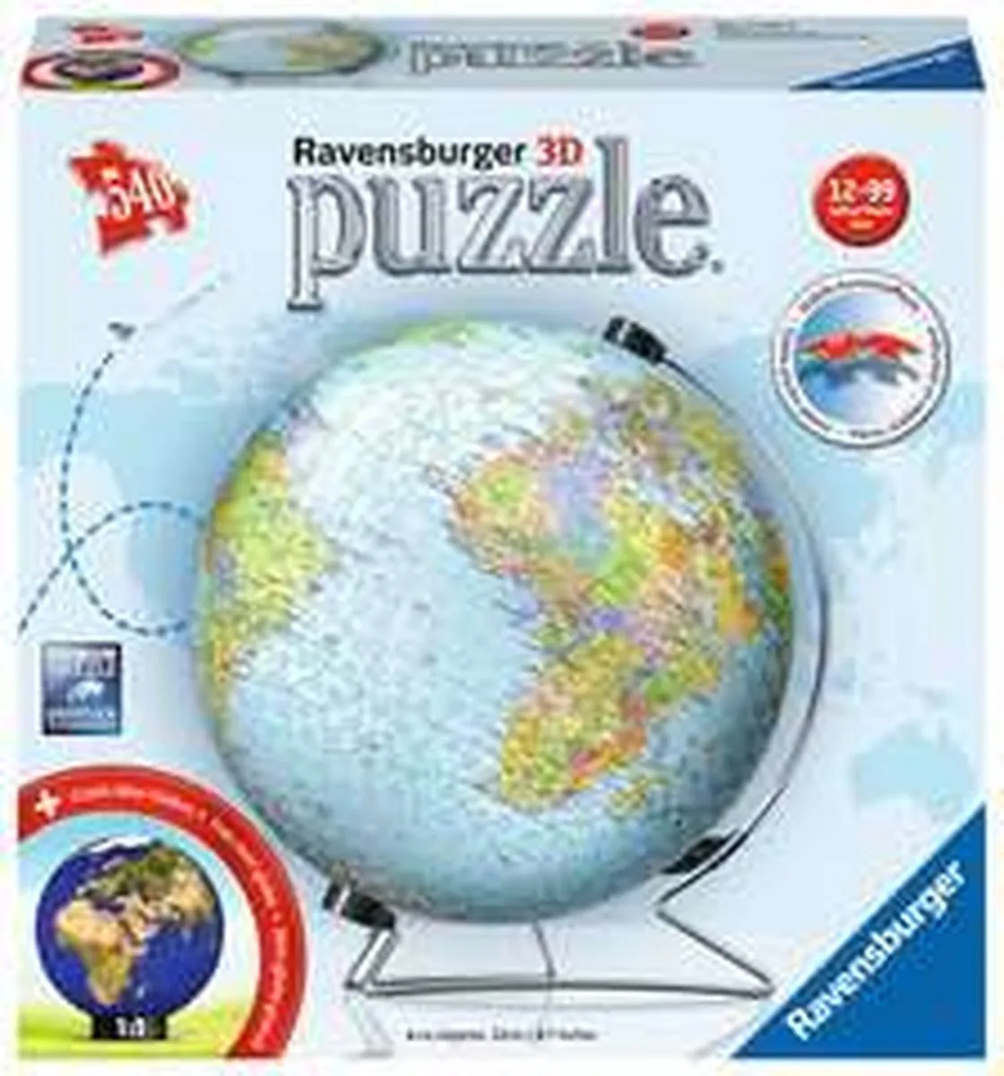 Ravensburger 3D Globe Puzzel 540 Stuks