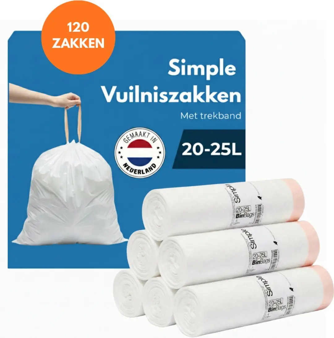 Simple Vuilniszakken 25L