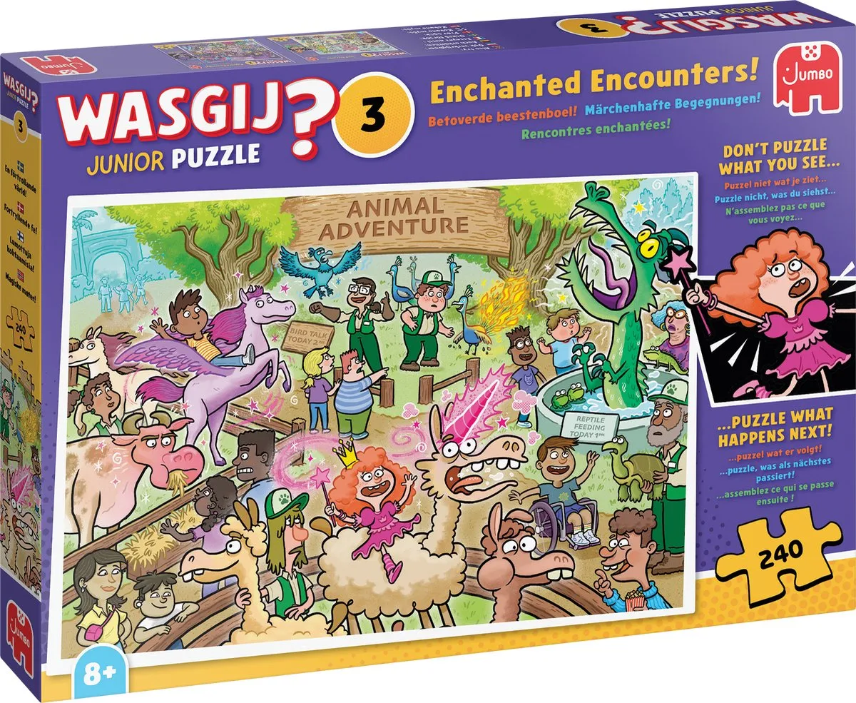 Wasgij Junior - Betoverde beestenboel! - 240 stukjes - Legpuzzel voor kinderen