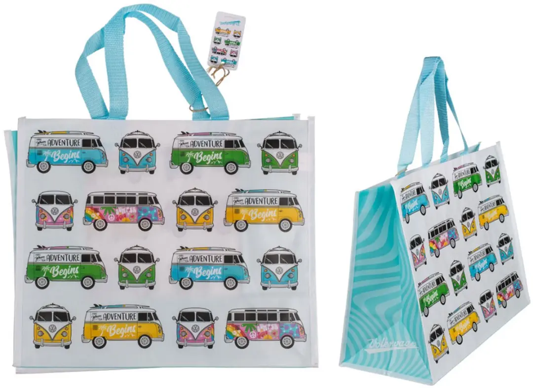 Volkswagen T1 Shopper Tas - Multicolor - 33x39cm