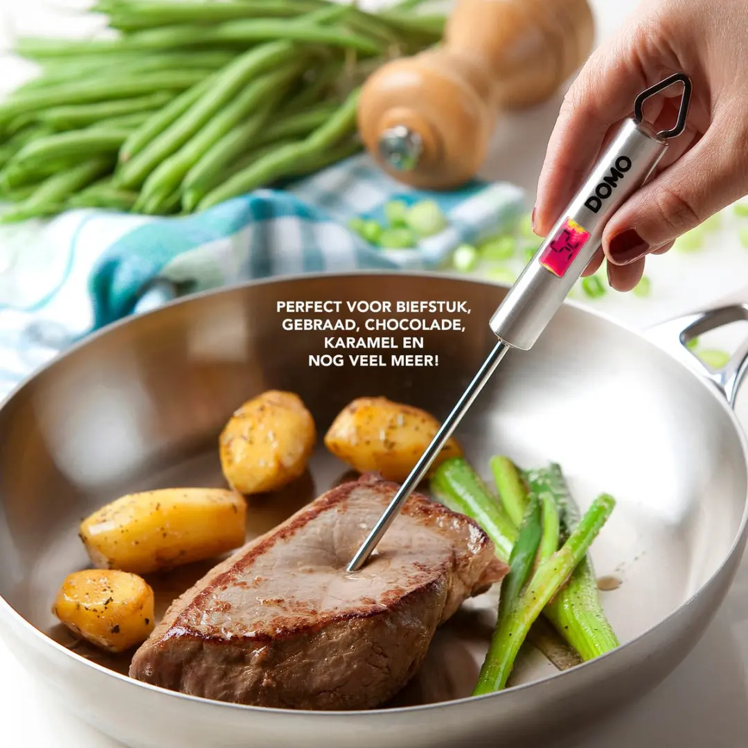 Domo DO3100 Culinaire Thermometer - RVS