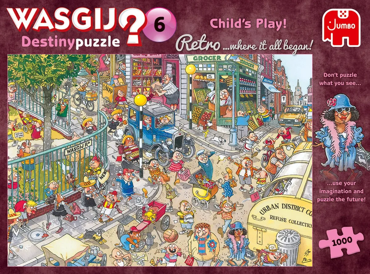 Wasgij Retro Destiny 6 Puzzel - 1000 Stukjes - Meerkleurig