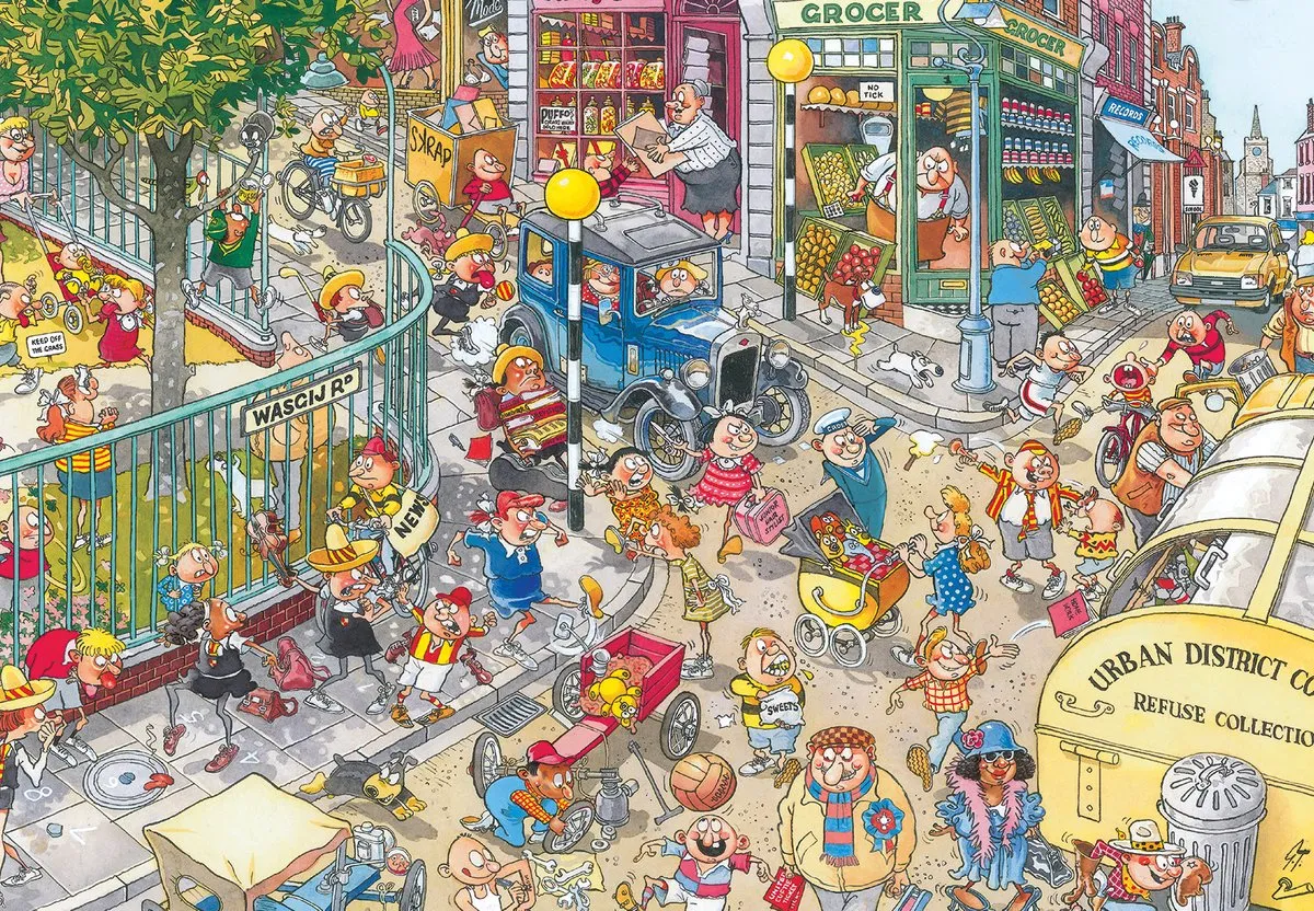 Wasgij Retro Destiny 6 Puzzel - 1000 Stukjes - Meerkleurig