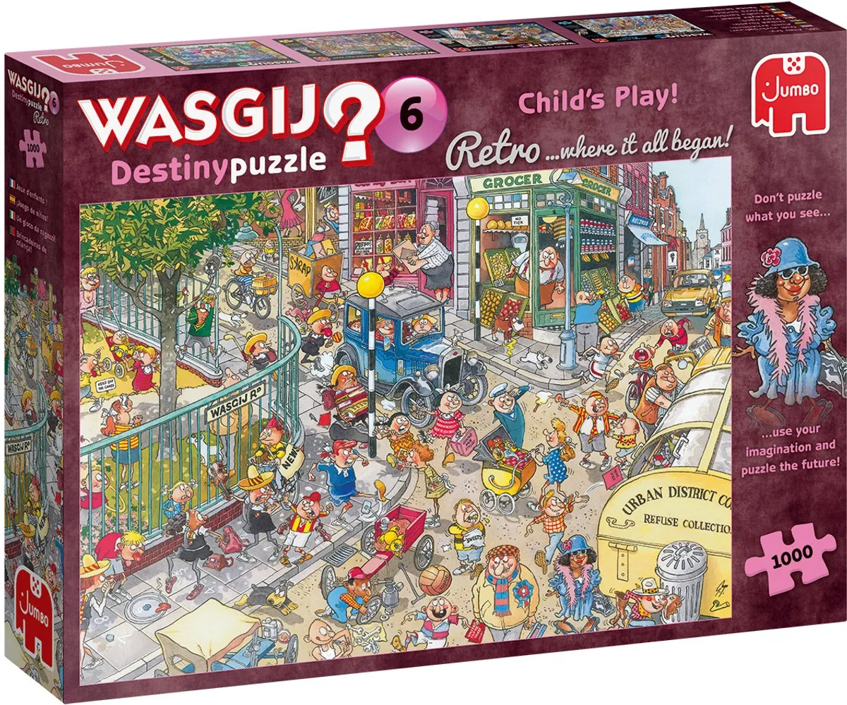 Wasgij Retro Destiny 6 Puzzel - 1000 Stukjes - Meerkleurig