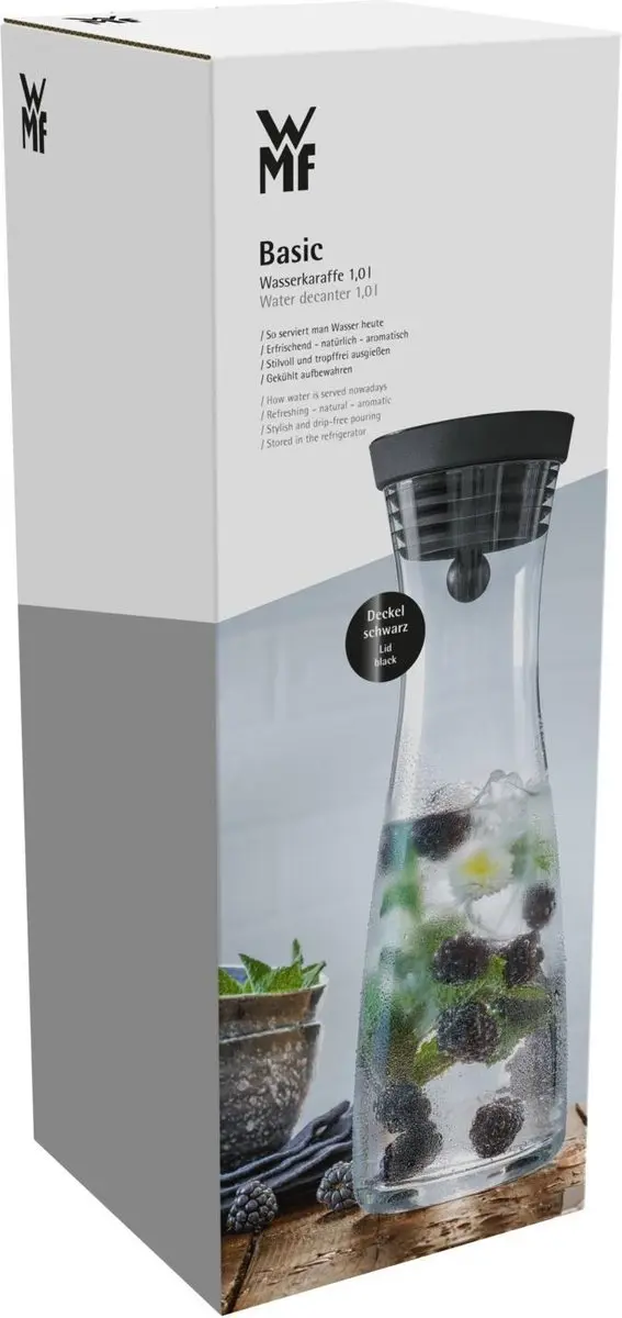 WMF Basic Waterkaraf 1L - Zwart