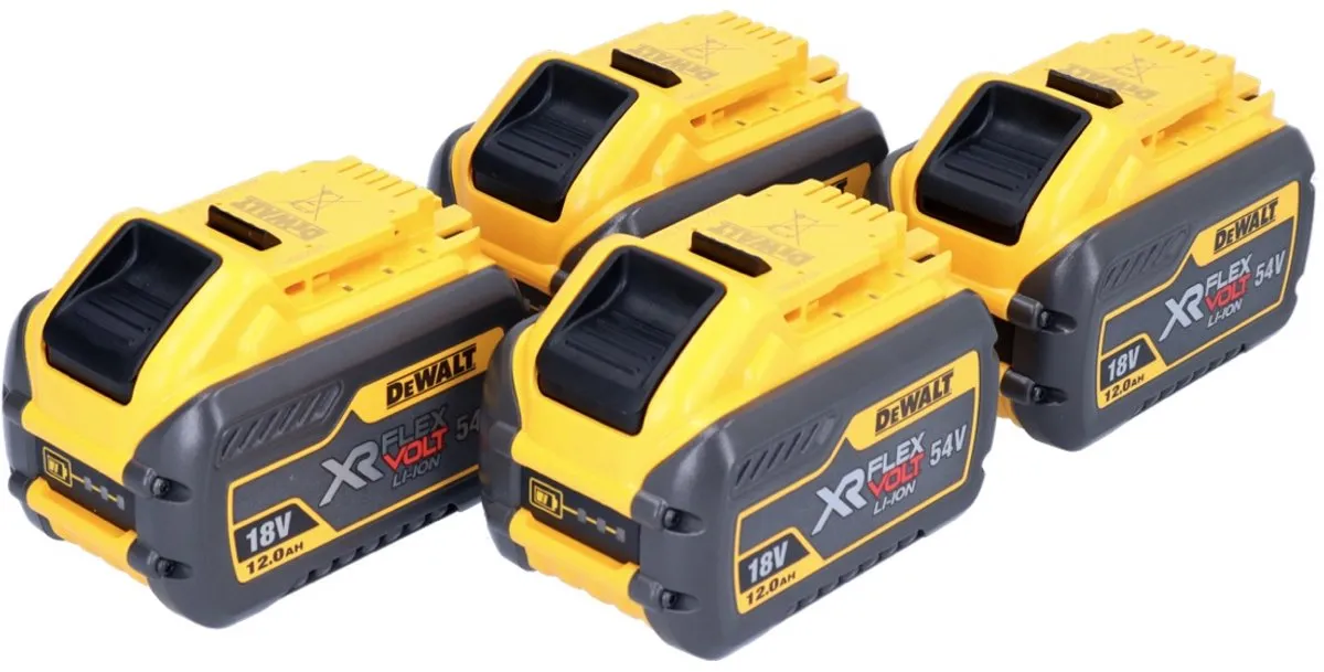 DeWalt DCB548 XR FLEXVOLT Accu 12Ah - 4 Stuks