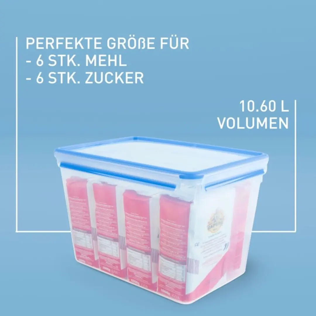 Emsa Clip & Close Vershouddoos 10,8L - Transparant - afbeelding 6 van 6