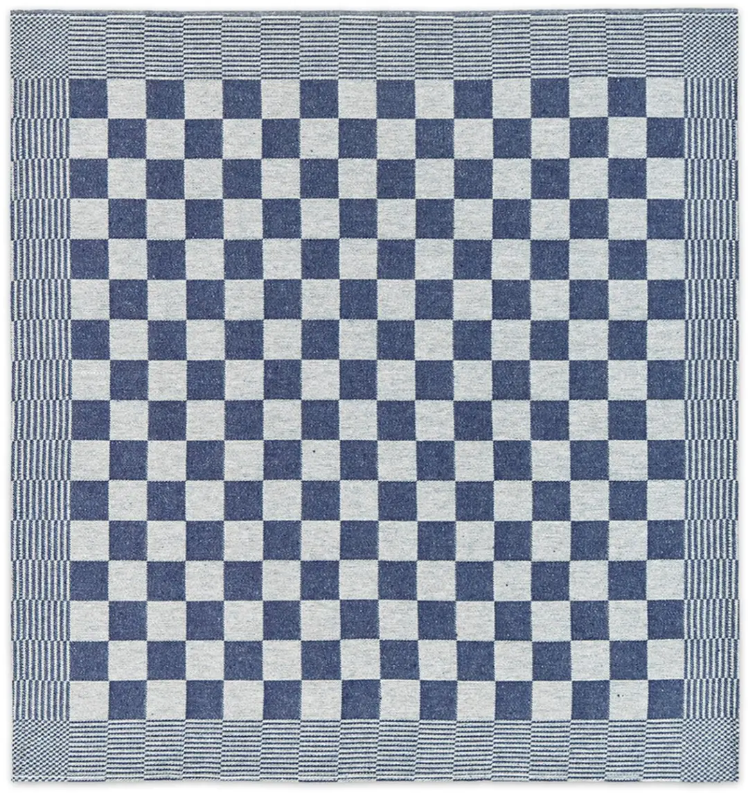 DDDDD Barbeque Theedoeken - 6 Stuks 65x65cm - Blauw